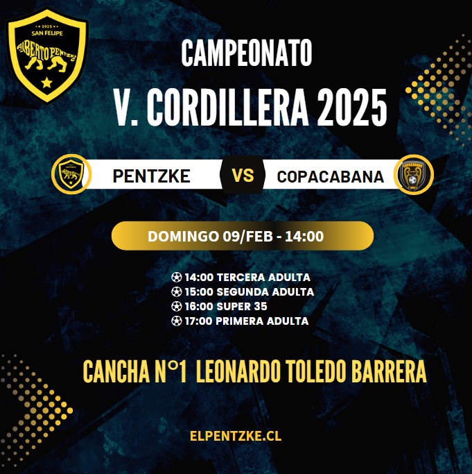 campeonato cordillera 2025 vs Copacabana