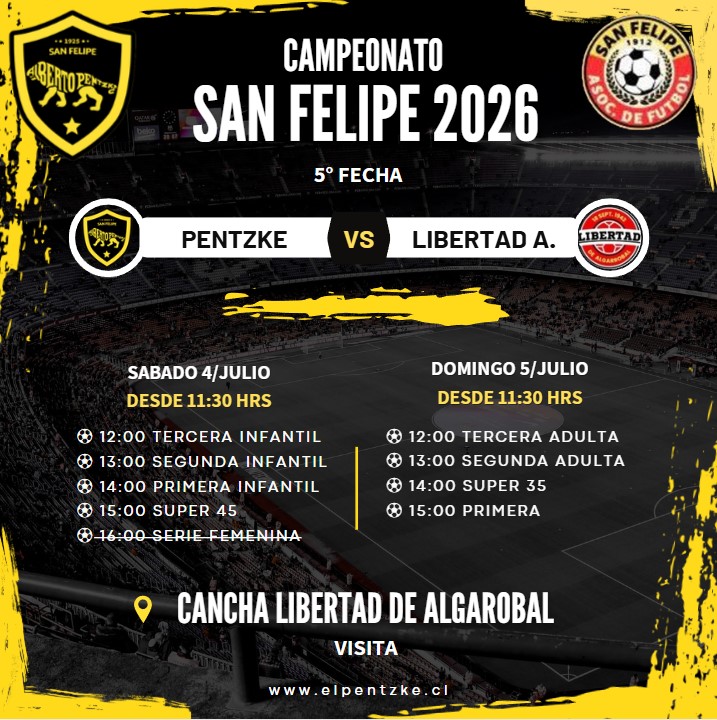 5ta Fecha del Campeonato San Felipe 2026